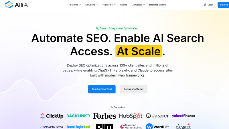 Alli AI - AI technical SEO automation tool for Shopify stores
