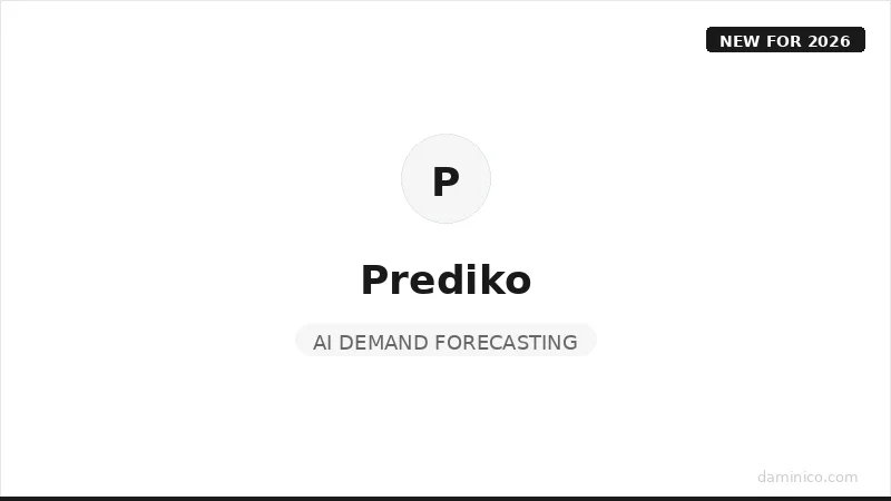 Prediko - AI demand forecasting tool for Shopify stores
